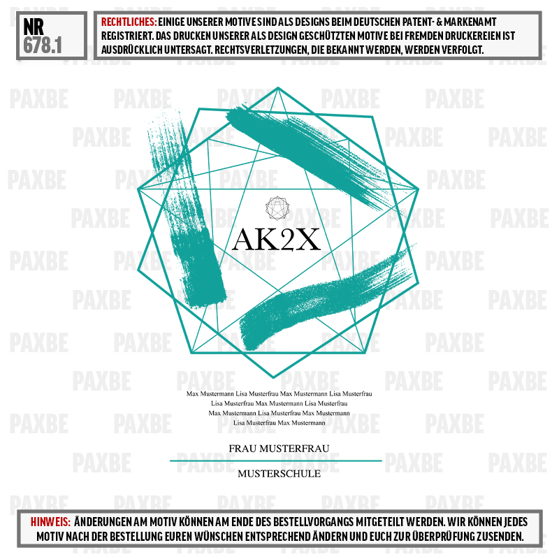 tshirt, graphic, türkises, geometrisch, textlos, geometrisches Design, teal Pinselstrich, AK2X, ringförmiges Polygon, frau musterfrau