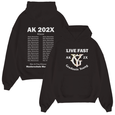 LIVE FAST GRADUATE YOUNG LOGO 774.1